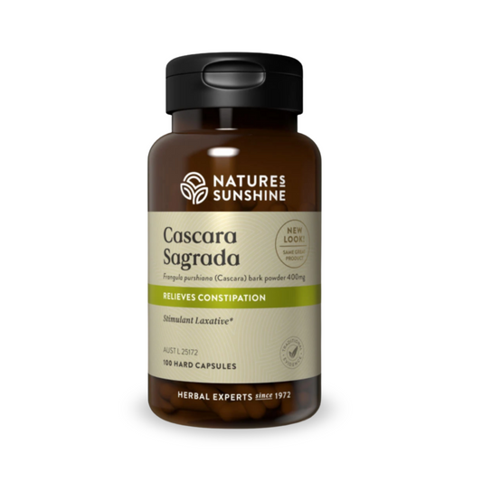 Nature's Sunshine Cascara Sagrada 100 Hard Capsules