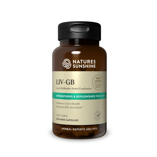 Nature's Sunshine LIV-GB 100 Hard Capsules