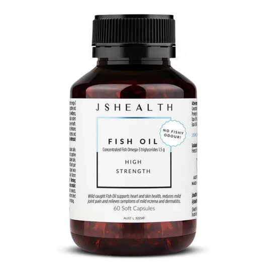 JSHealth Vitamins High Strength Fish Oil 60 Cap