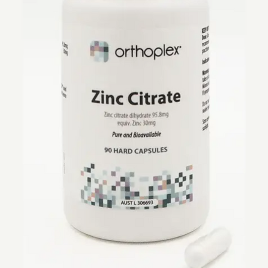 Orthoplex Zinc Citrate 90 Caps