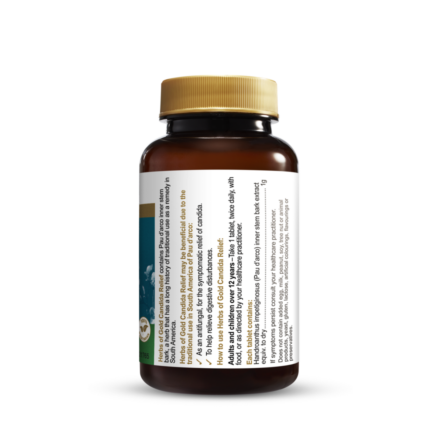 Herbs of Gold Candida Relief 60 Capsules