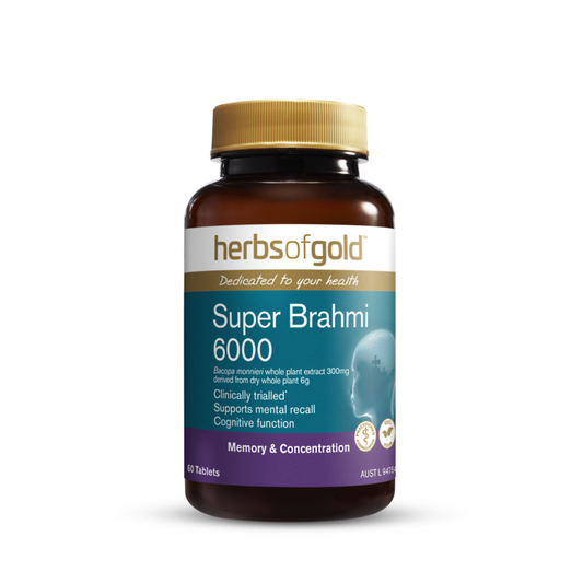 Herbs of Gold Super Brahmi 6000 60 Tablets