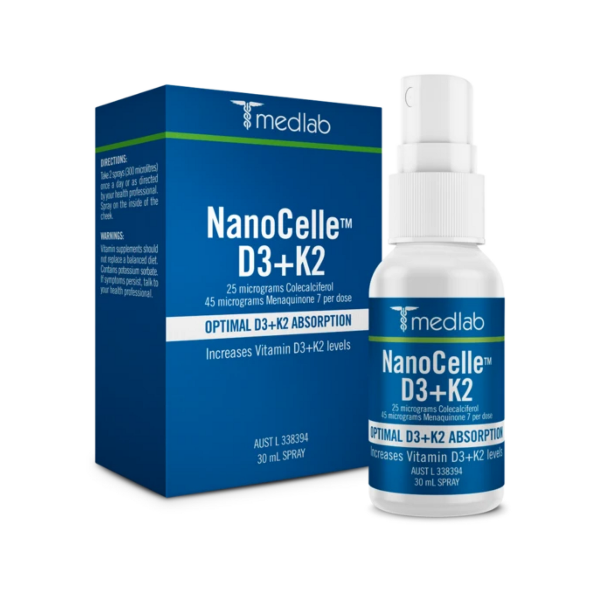 Medlab NanoCelle D3 + K2 30mL