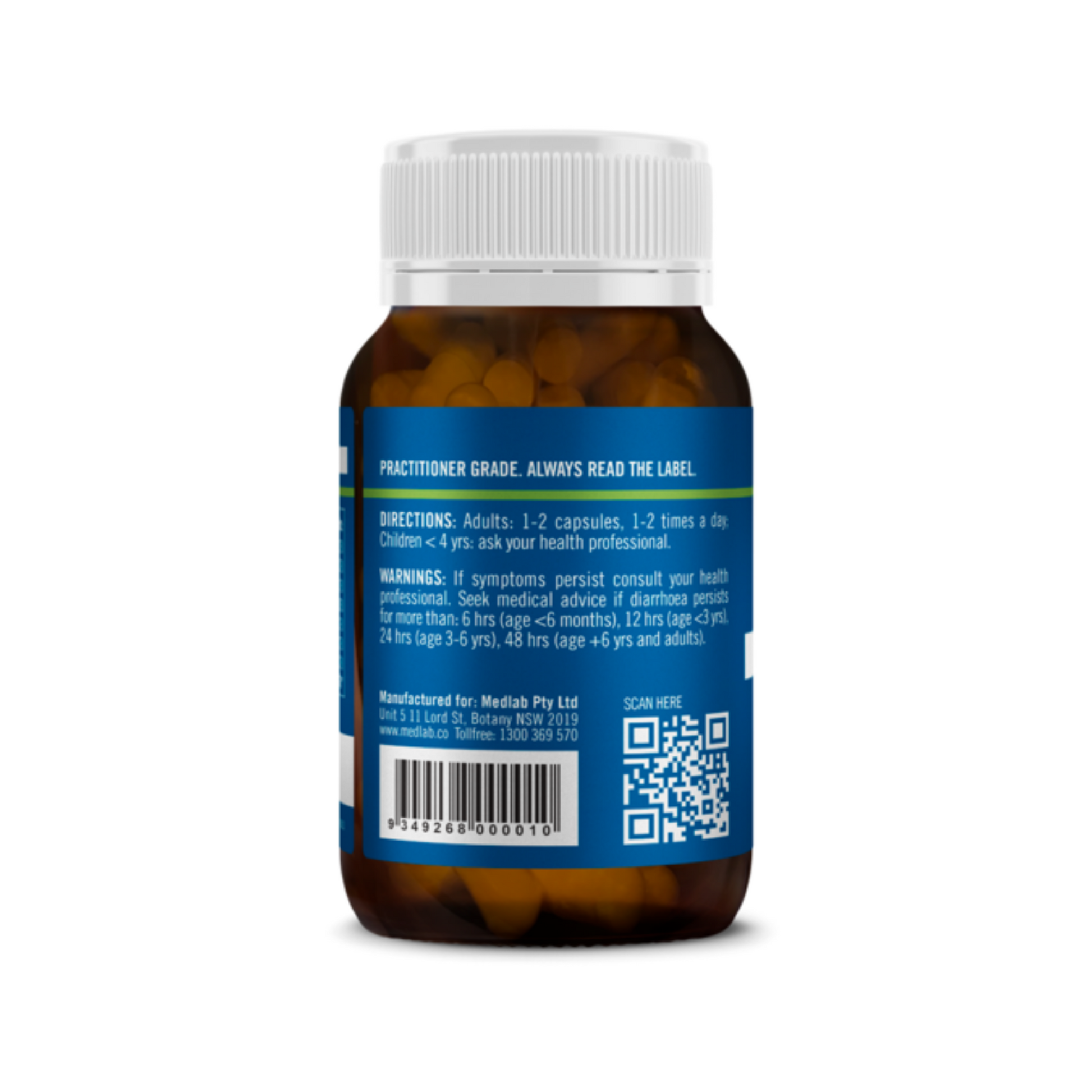 Medlab NRGBIiotic 60 Vegetarian Capsules