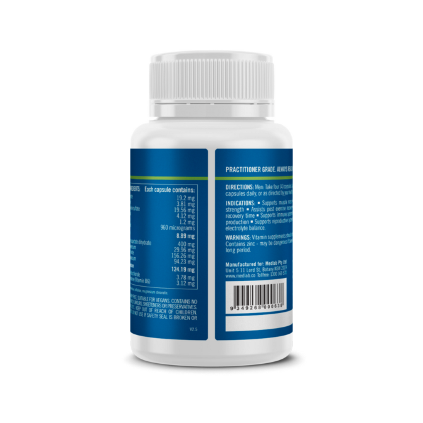 Medlab Testo Restore 60 Vegetarian Capsules 