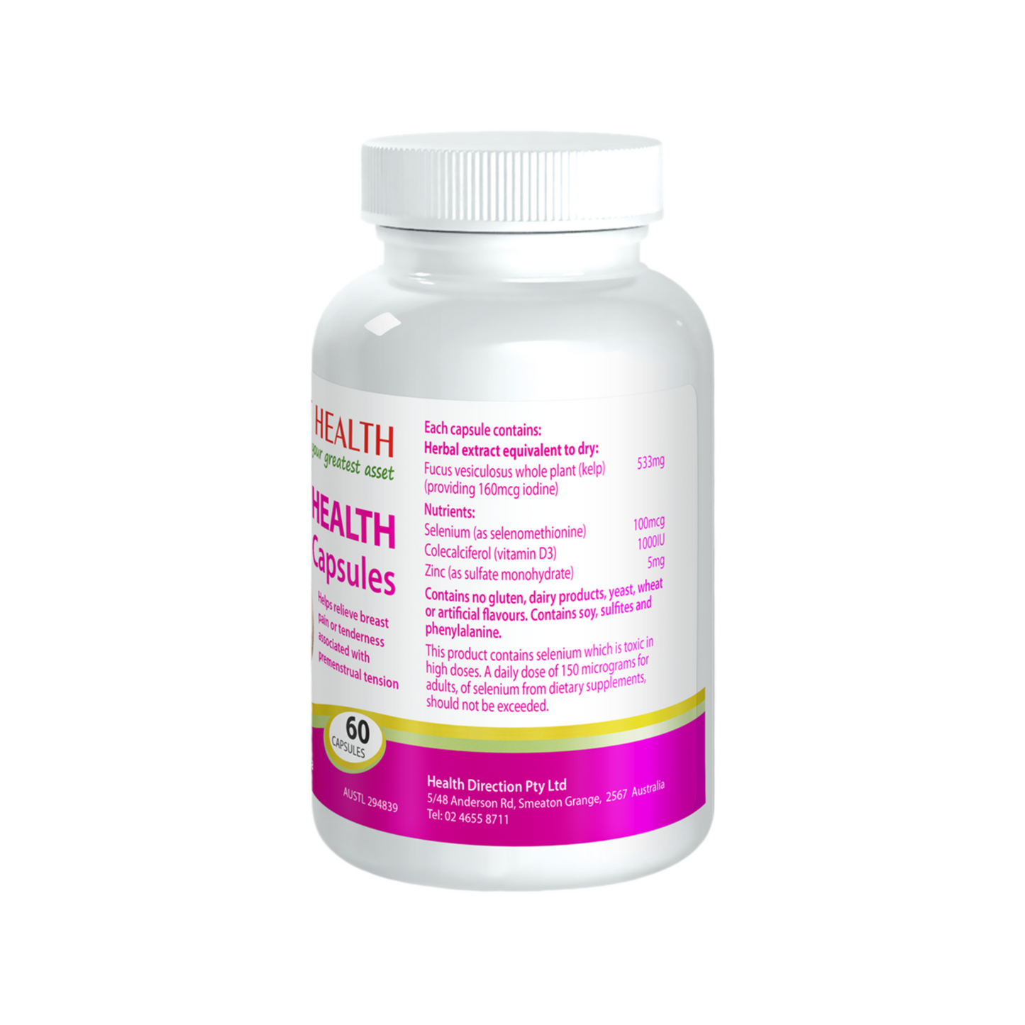 Cabot Health Breast Health 60 capsules