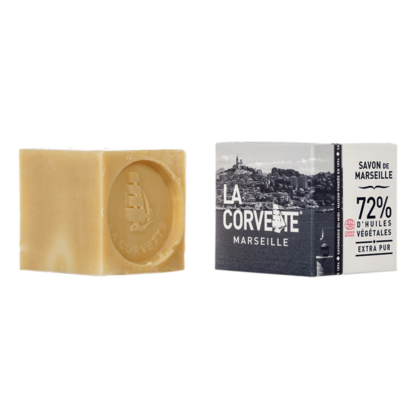 La Corvette Marseille Olive Soap Cube 300g