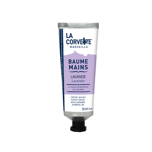 La Corvette Marseille hand cream with Lavender flower & organic olive oil 30ml