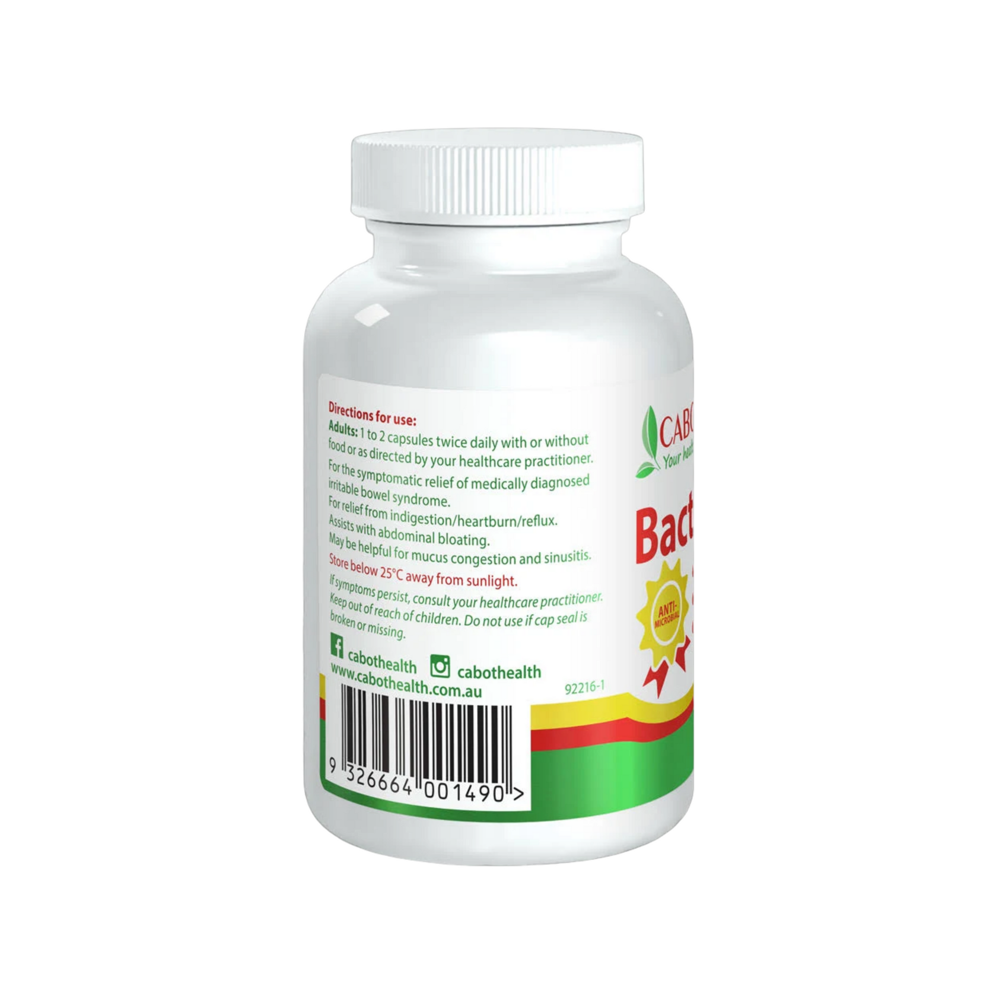 Cabot Health Bactoclear 90 capsules