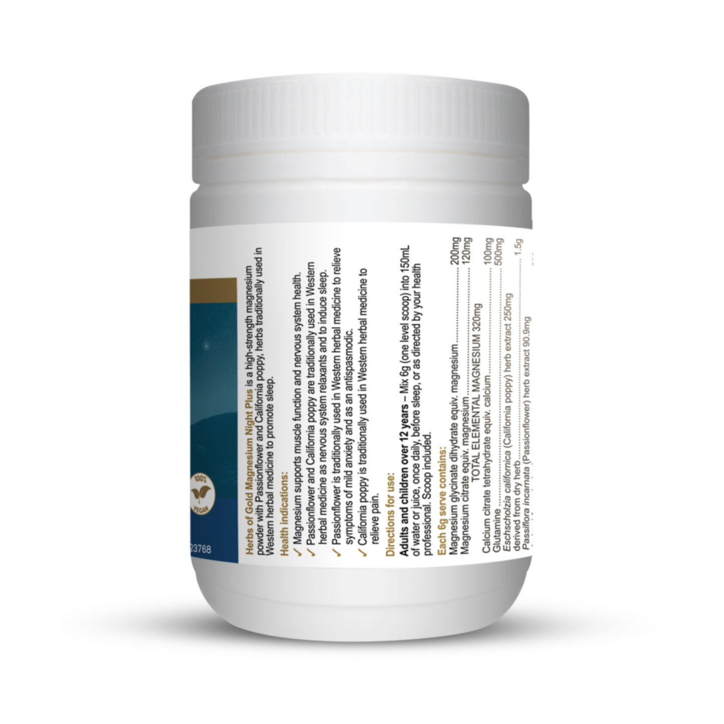 Herbs of Gold Magnesium Night Plus 150g