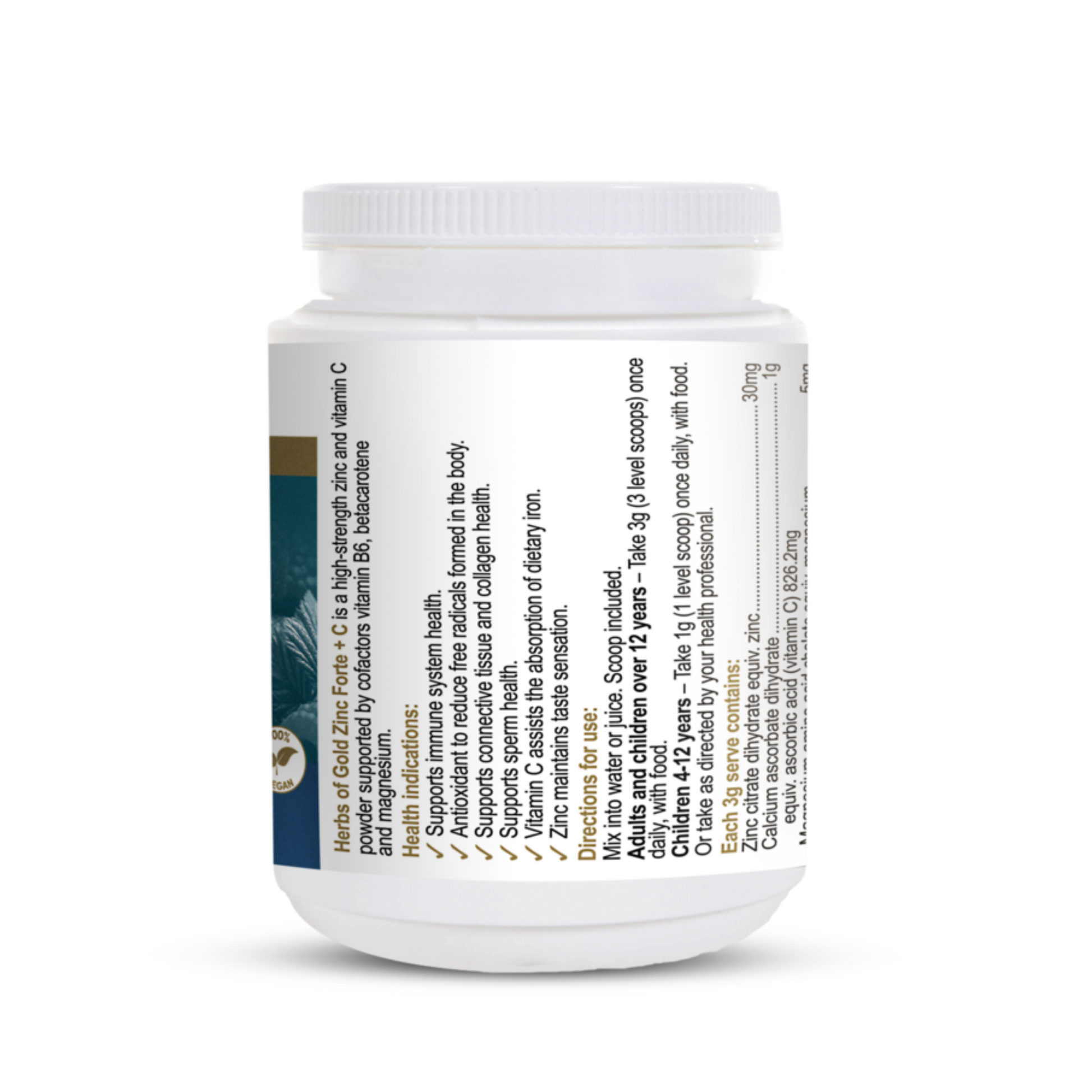 Herbs of Zinc Forte + C 100g