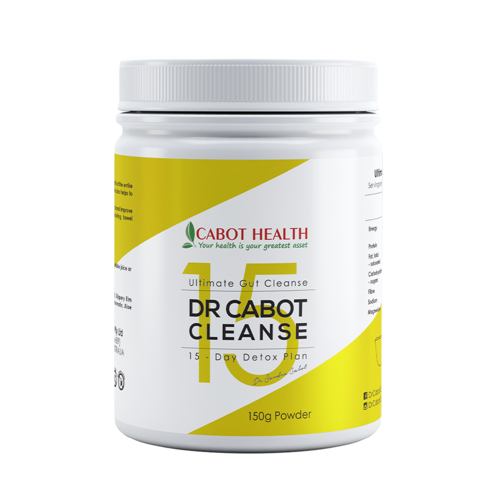 Dr. Cabot Cleanse Cabot Health Ultimate total body cleanse – 15 day detox plan