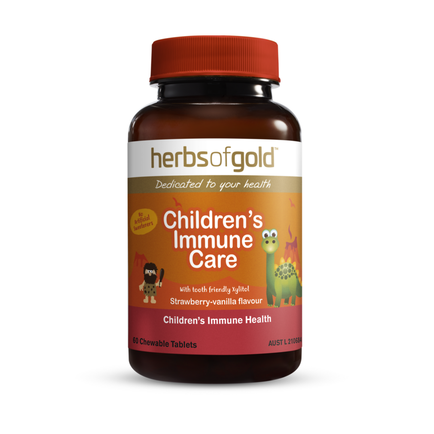 Herbs Of Gold Children's Immune Care 60 Chewable Tablets 