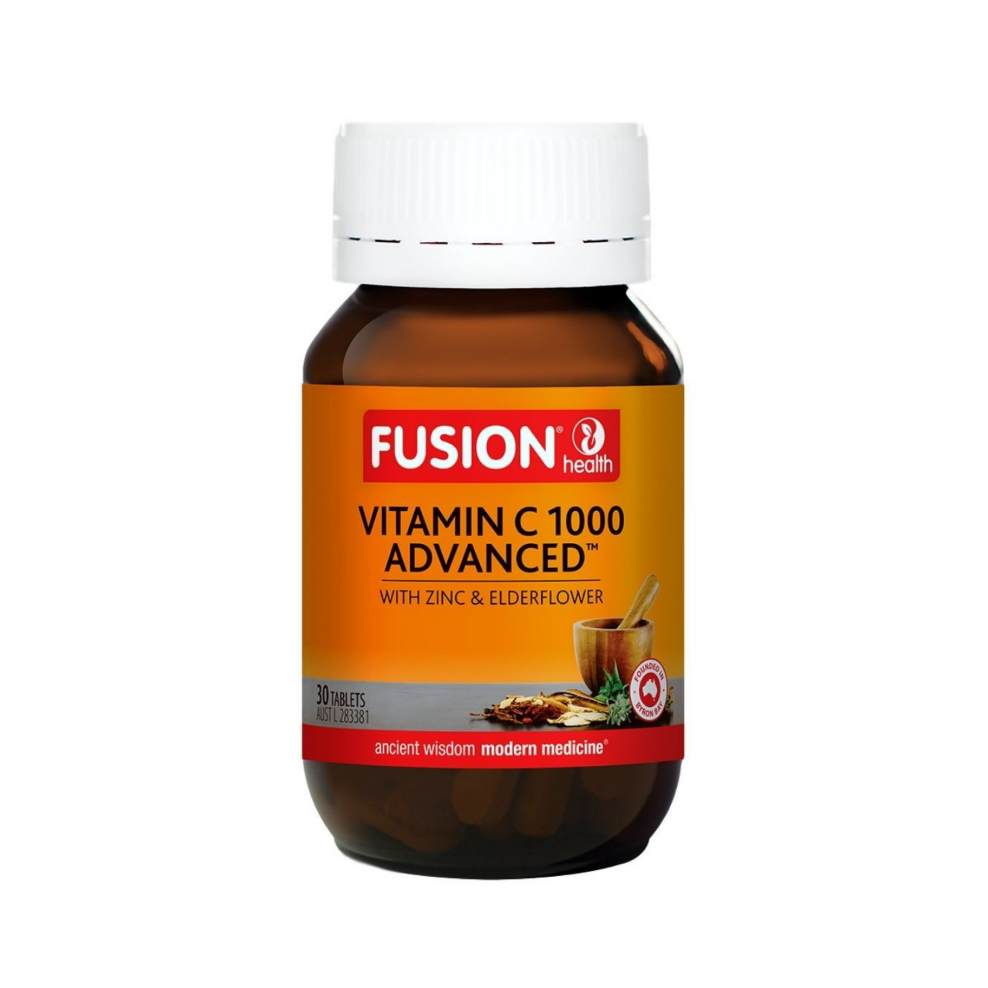 Fusion Health Vitamin C 1000 Advanced With Elderflower Chewable 30 Tablets