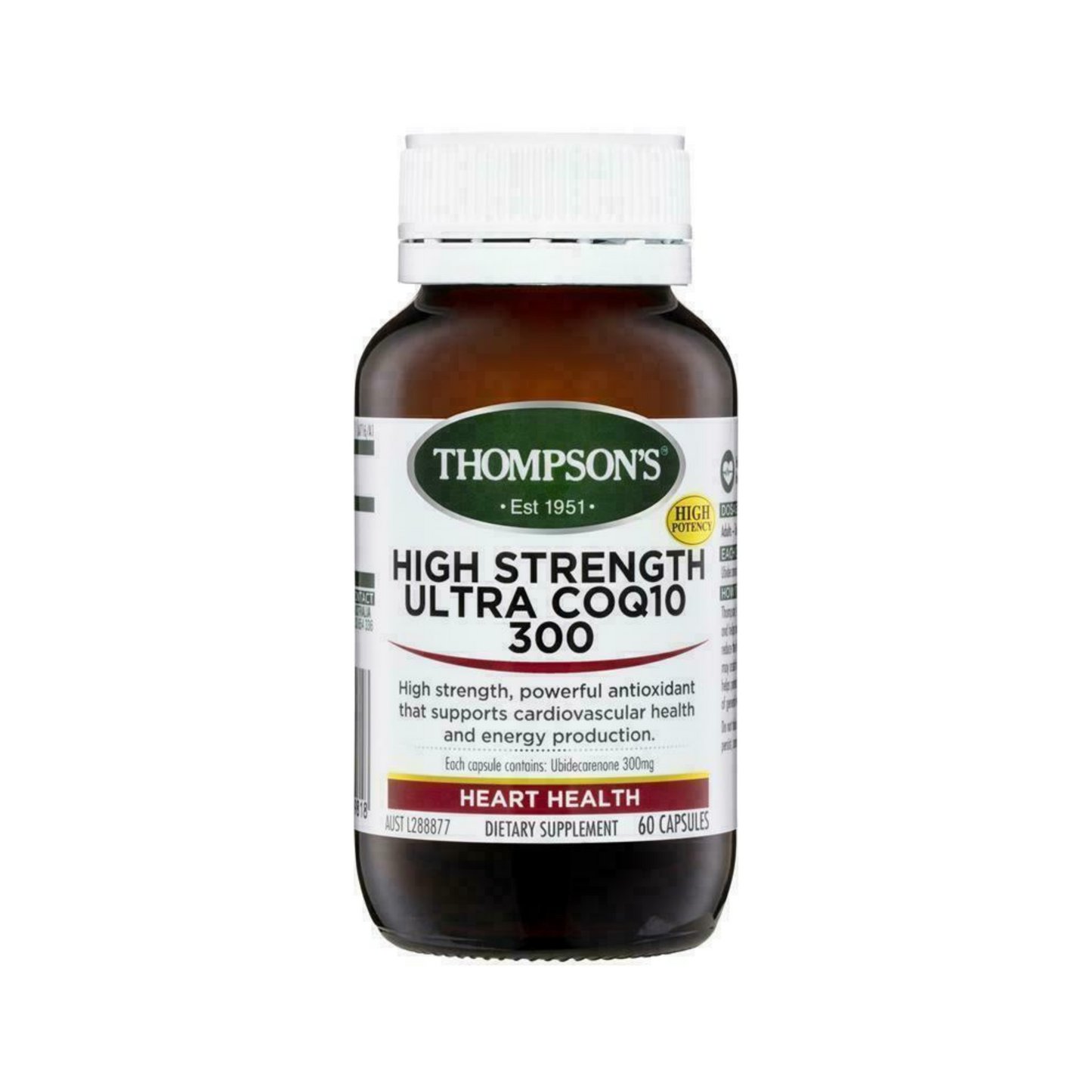 Thompsons CoQ10 300mg 60 Capsules