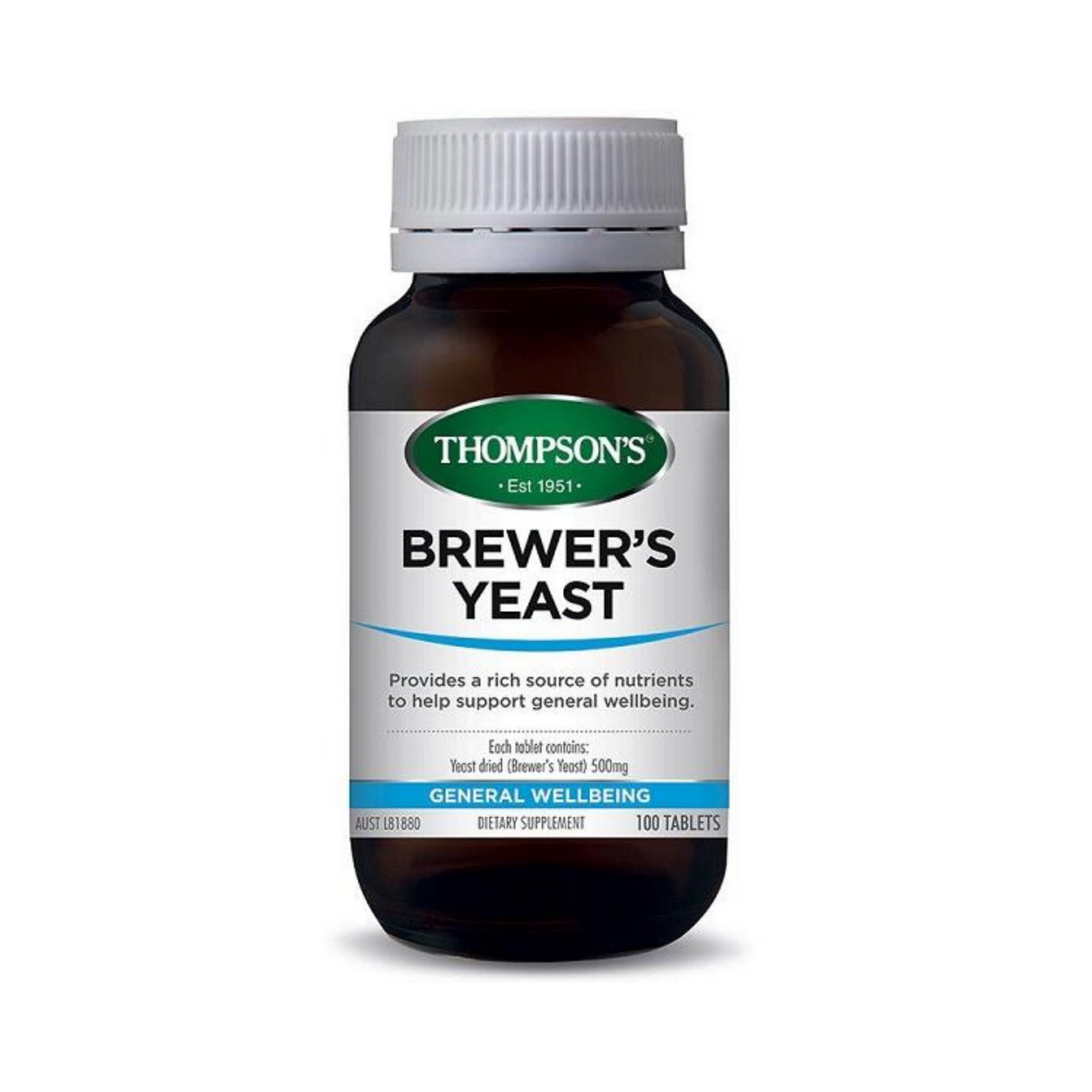 Thompsons Brewers Yeast 100 Tablets