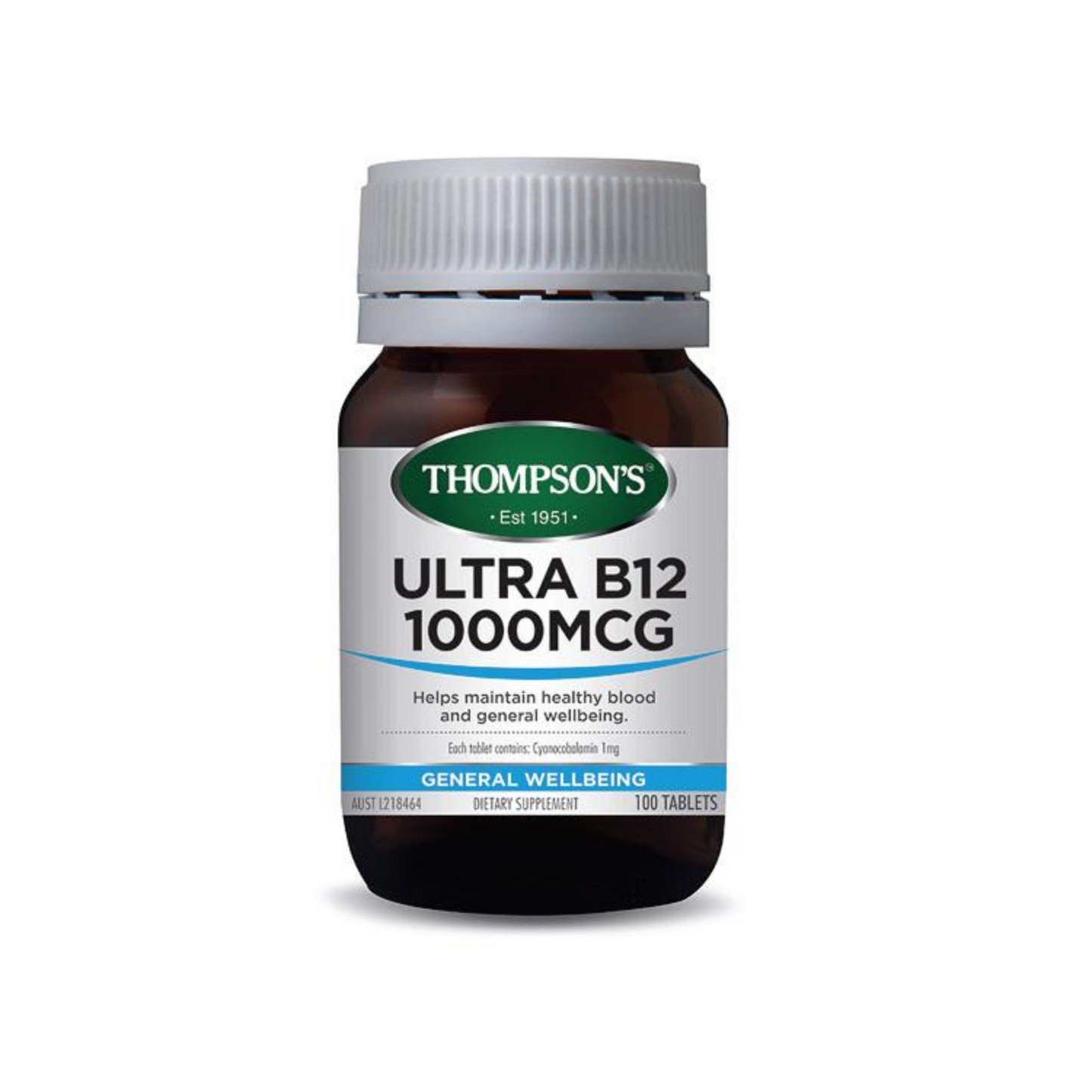 Thompsons Ultra B12 1000mcg 100 Tablets