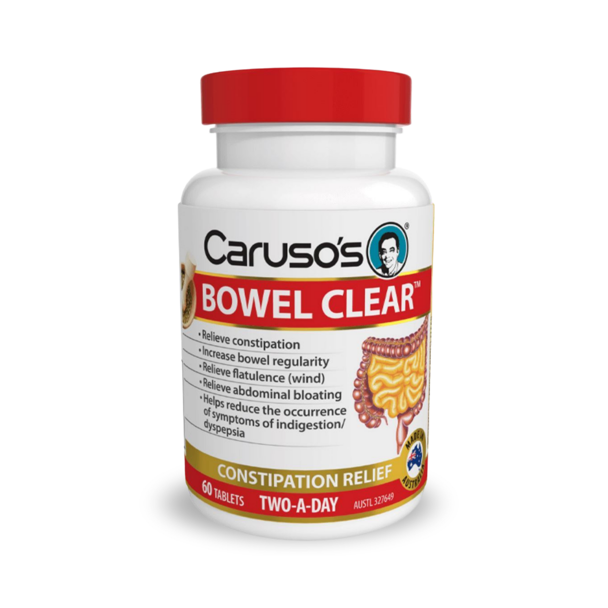 Caruso's Bowel Clear 60 Tablets
