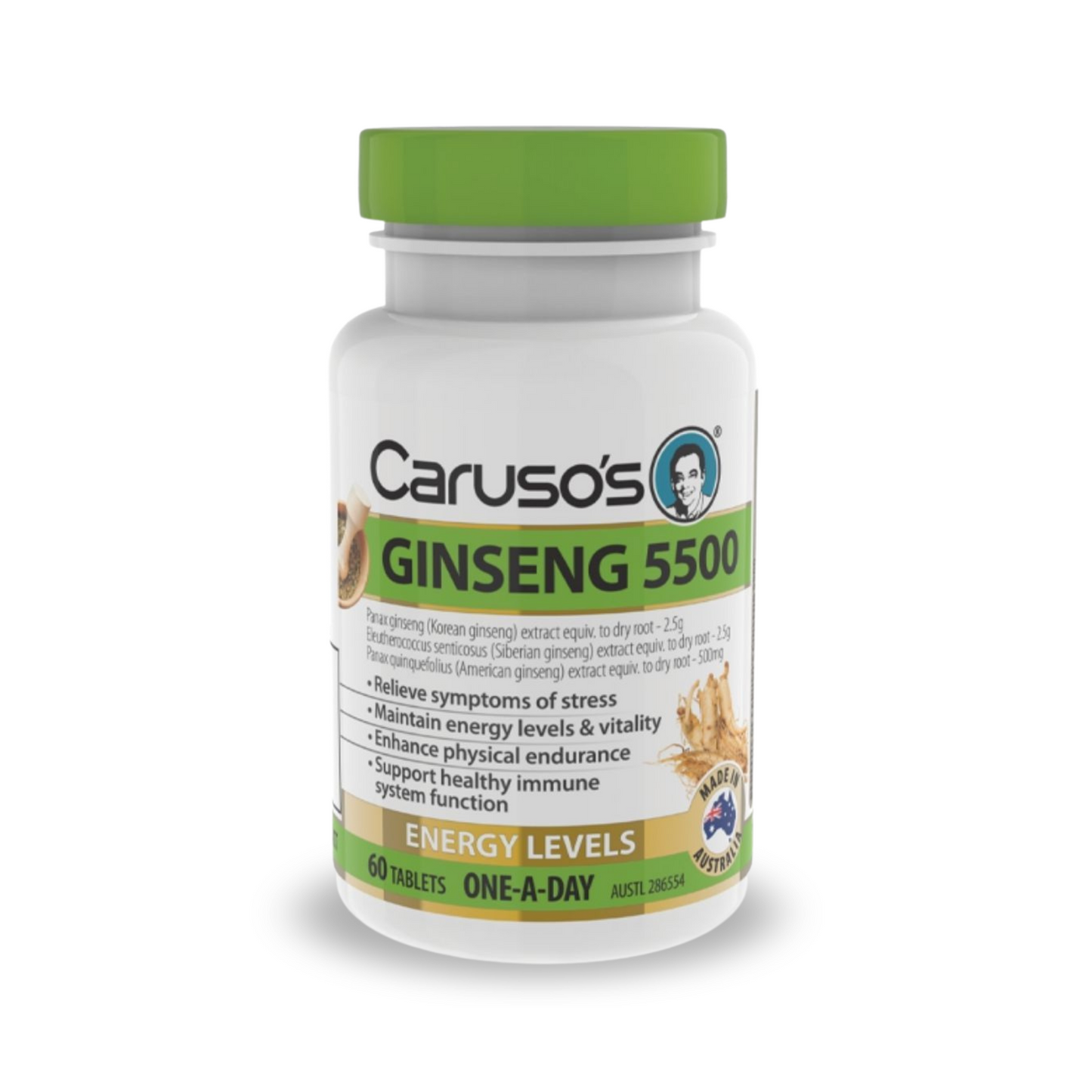 Caruso's Ginseng 5500 60 Tablets