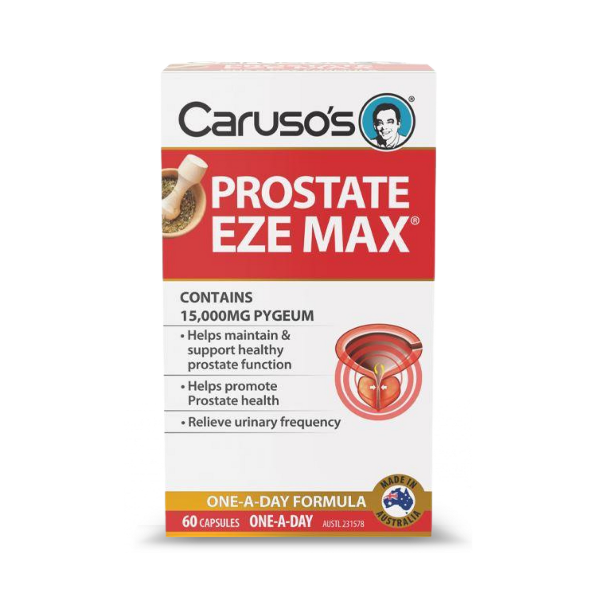 Caruso's Prostate Eze Max 60 Capsules