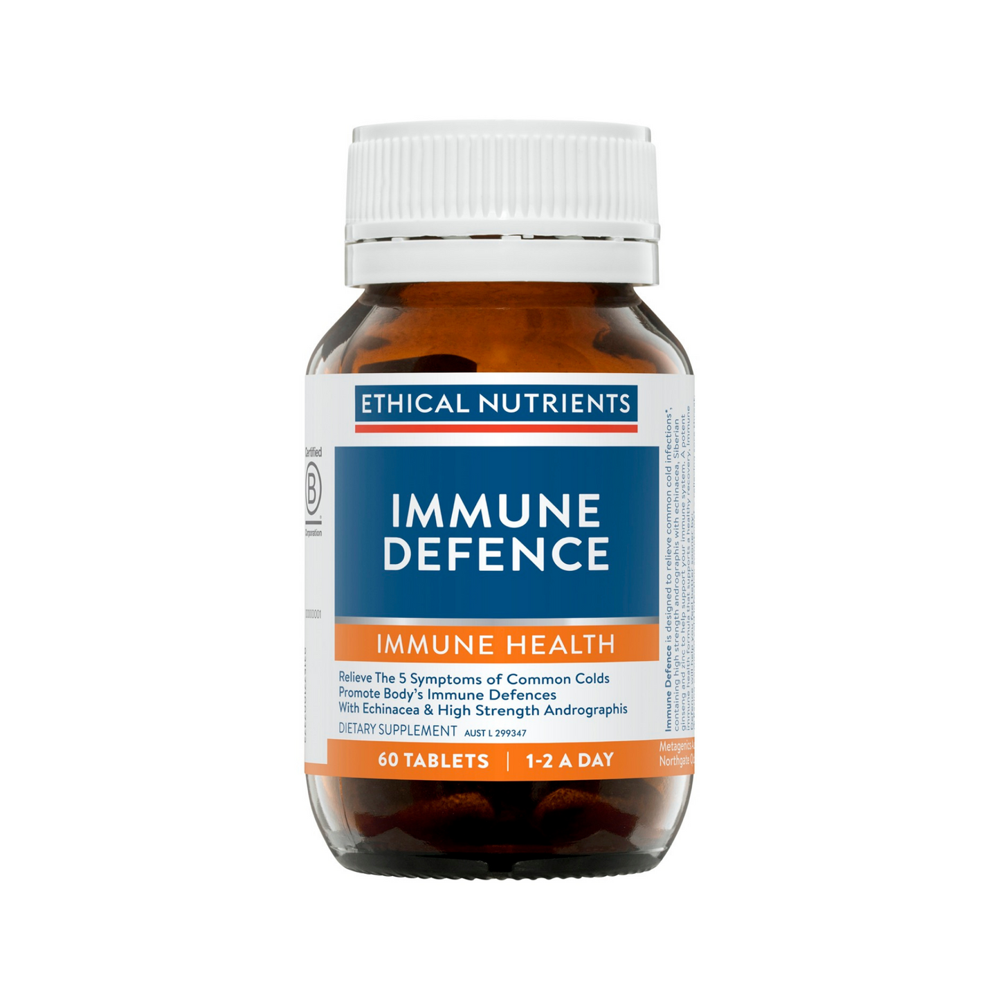 Ethical Nutrients Immune Defence 60 Tablets