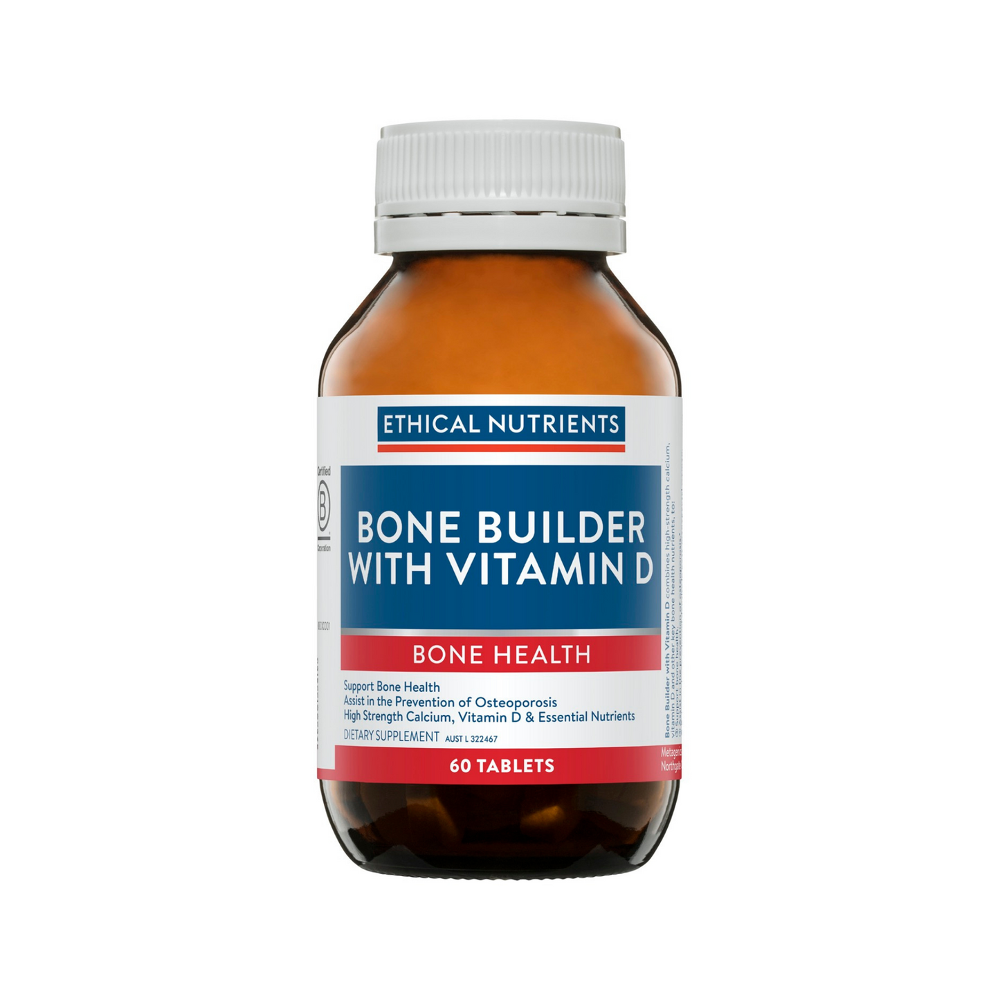 Ethical Nutrients Bone Builder with Vitamin D 60 Tablets