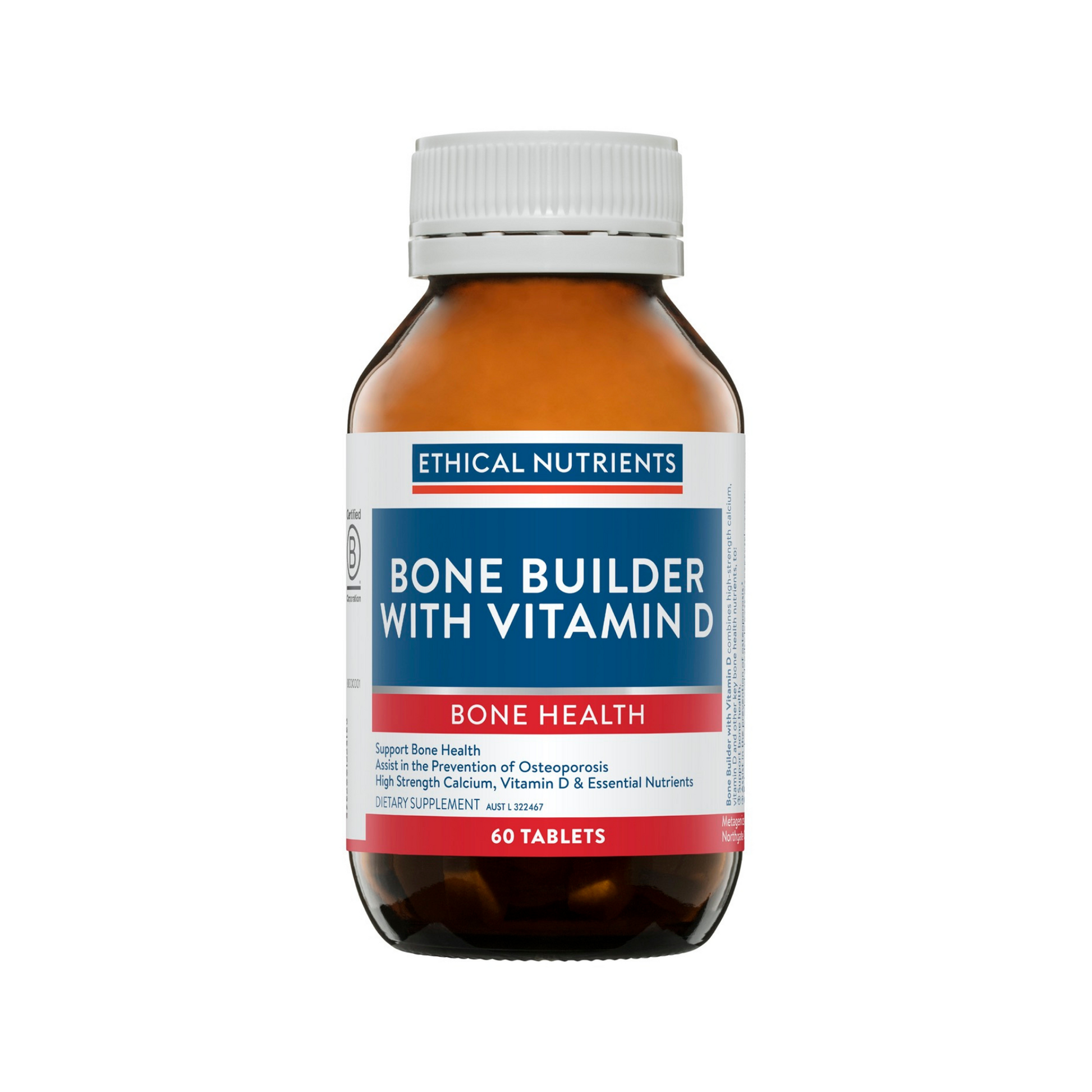 Ethical Nutrients Bone Builder with Vitamin D 60 Tablets