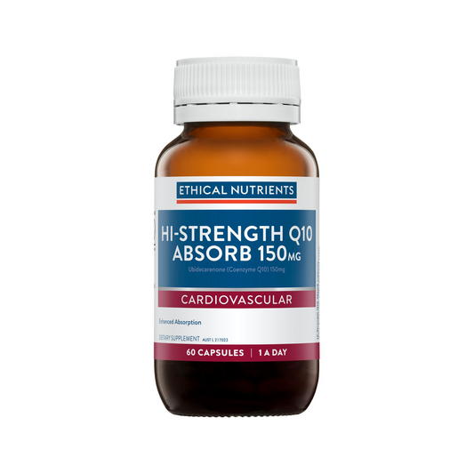 Ethical Nutrients Hi-Strength Q10 Absorb 150mg 60 Capsules