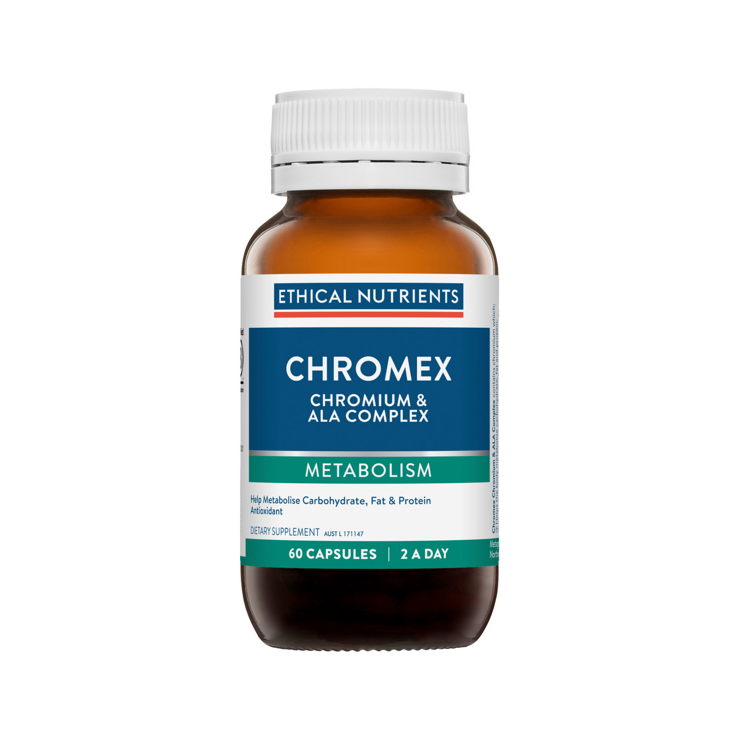 Ethical Nutrients Chromex Chromium & ALA Complex 60 Capsules