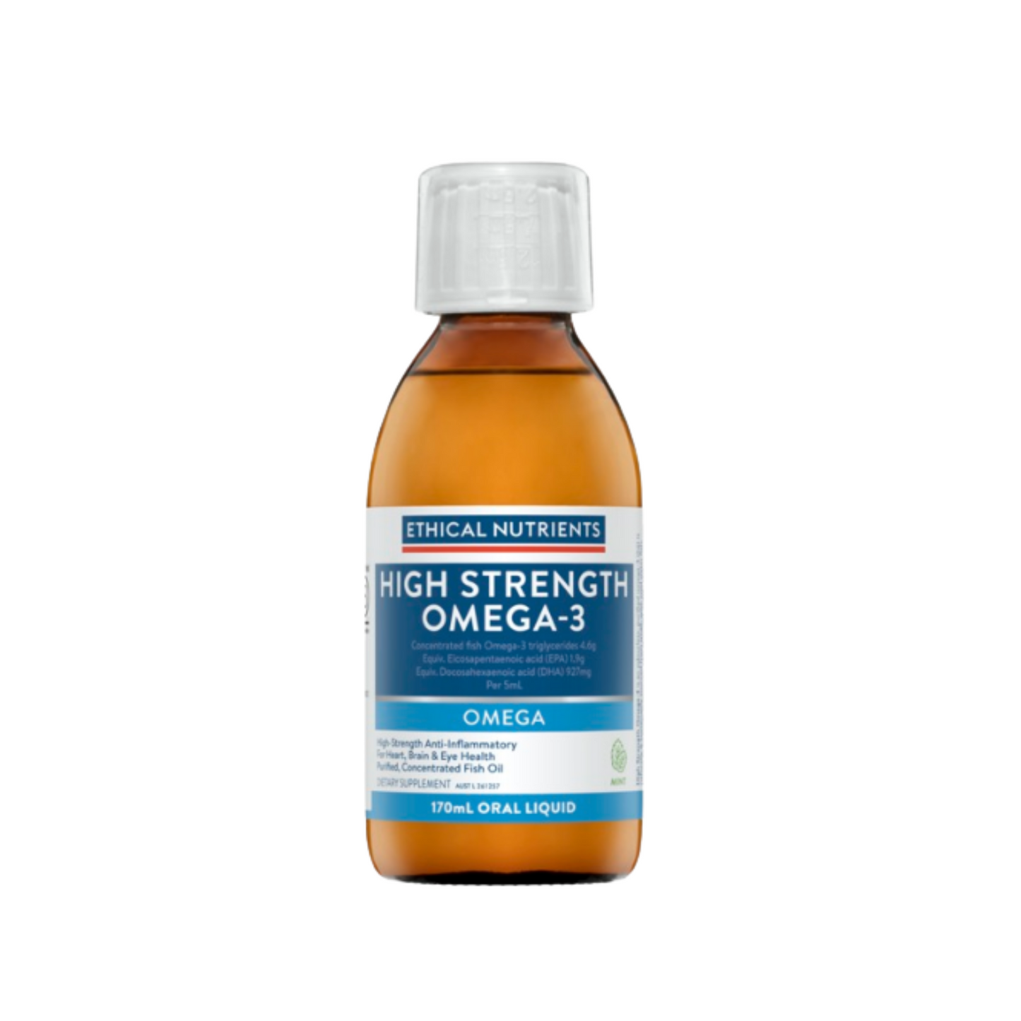 Ethical Nutrients OMEGA High Strength Omega-3 Fresh Mint 170ml