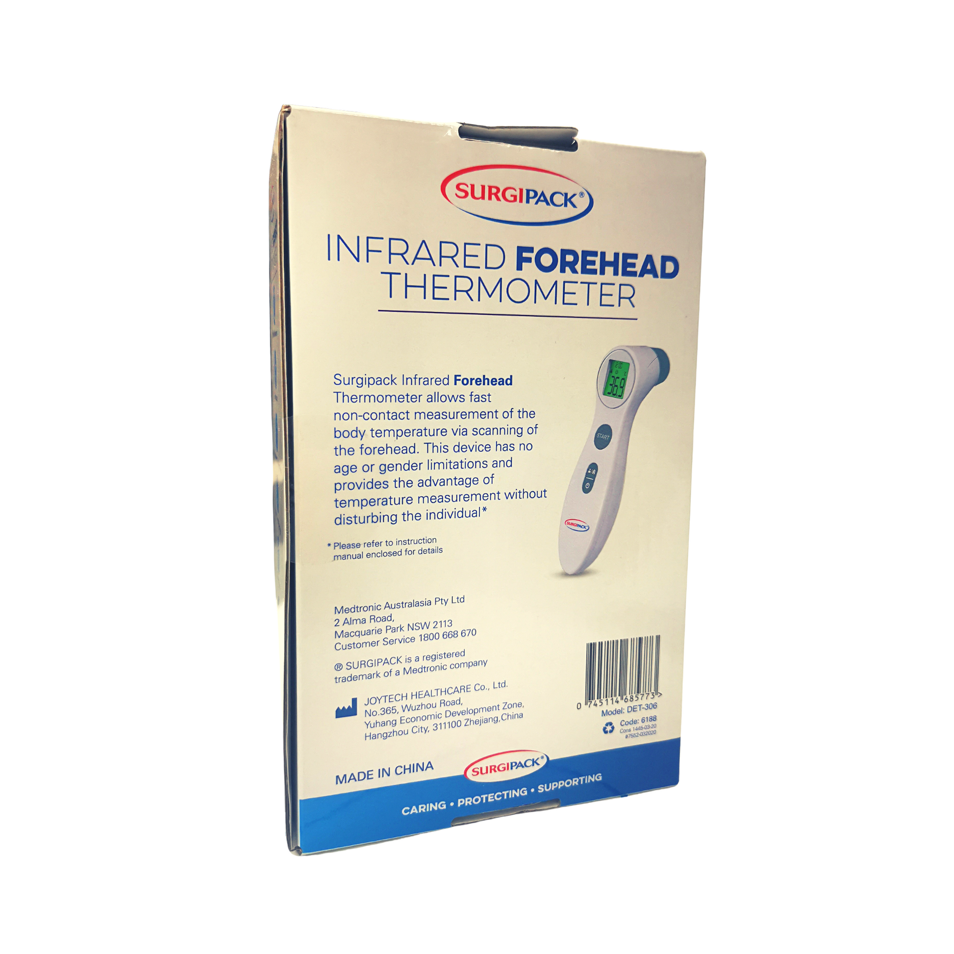 Surgipack Infrared Digital Forehead Thermometer