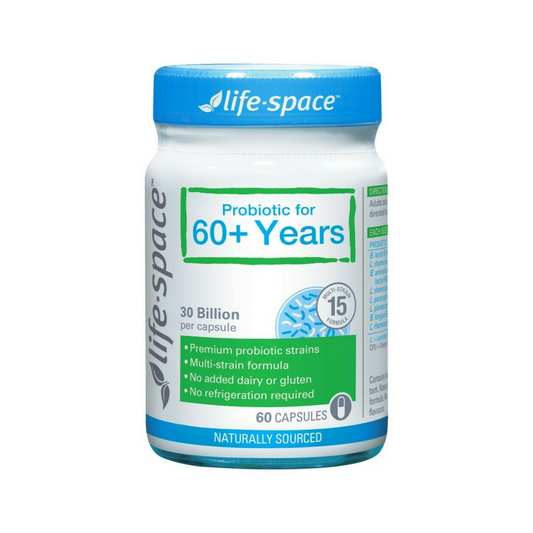 Life Space Probiotic for 60+ Years 60 Capsules