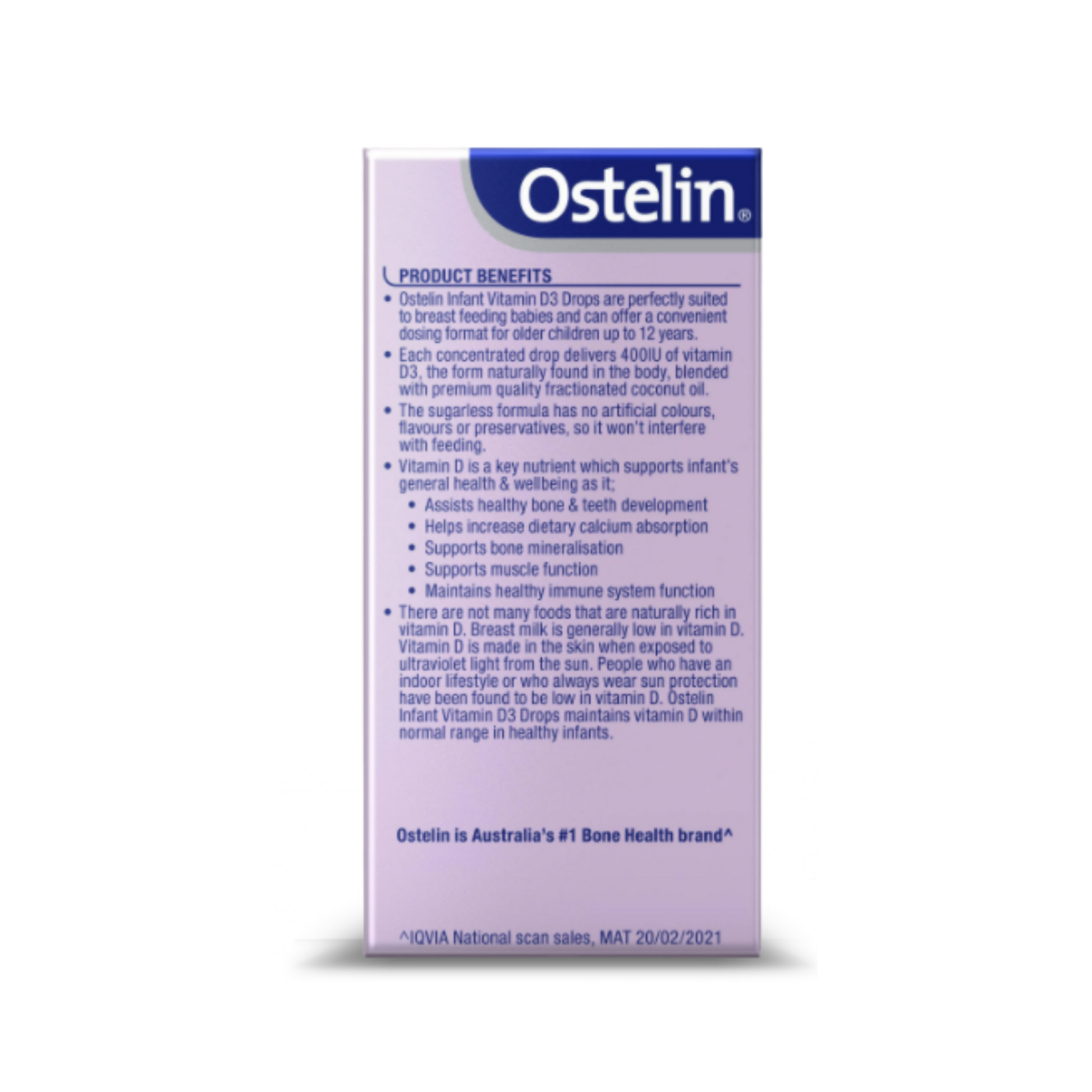 Ostelin Infant Vitamin D3 Drops 2.4ml