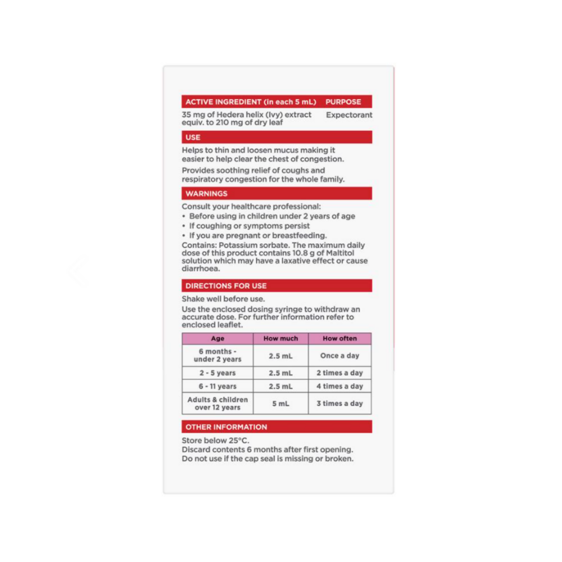 Little Coughs  Oral Liquid Raspberry 200ml