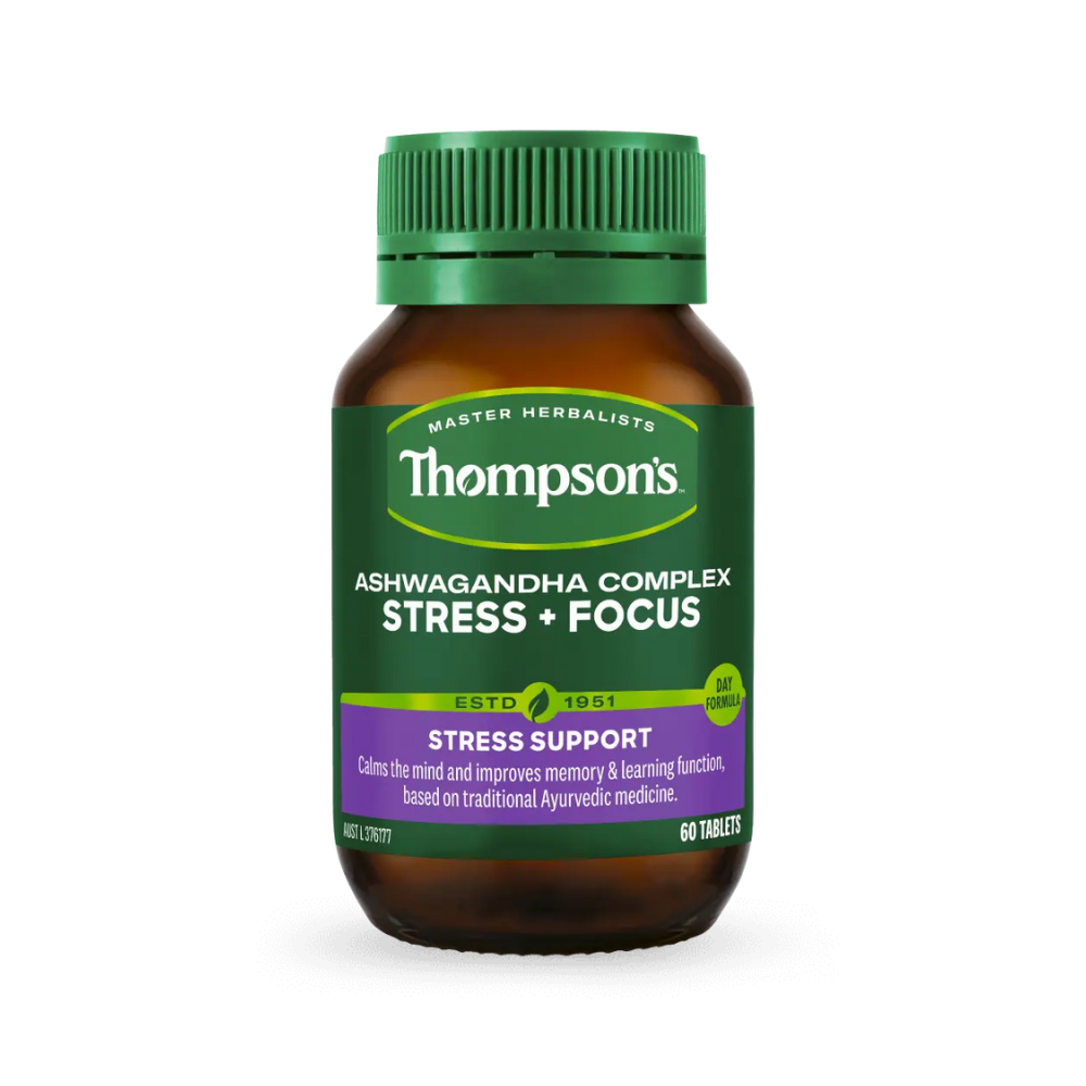 Thompson’s Ashwagandha Complex Stress + Focus 60 Tablets