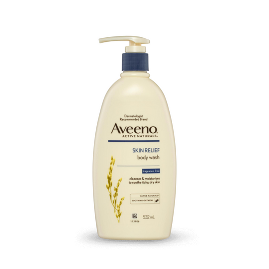 Aveeno Active Naturals Skin Relief Fragrance Free Body Wash 532ml