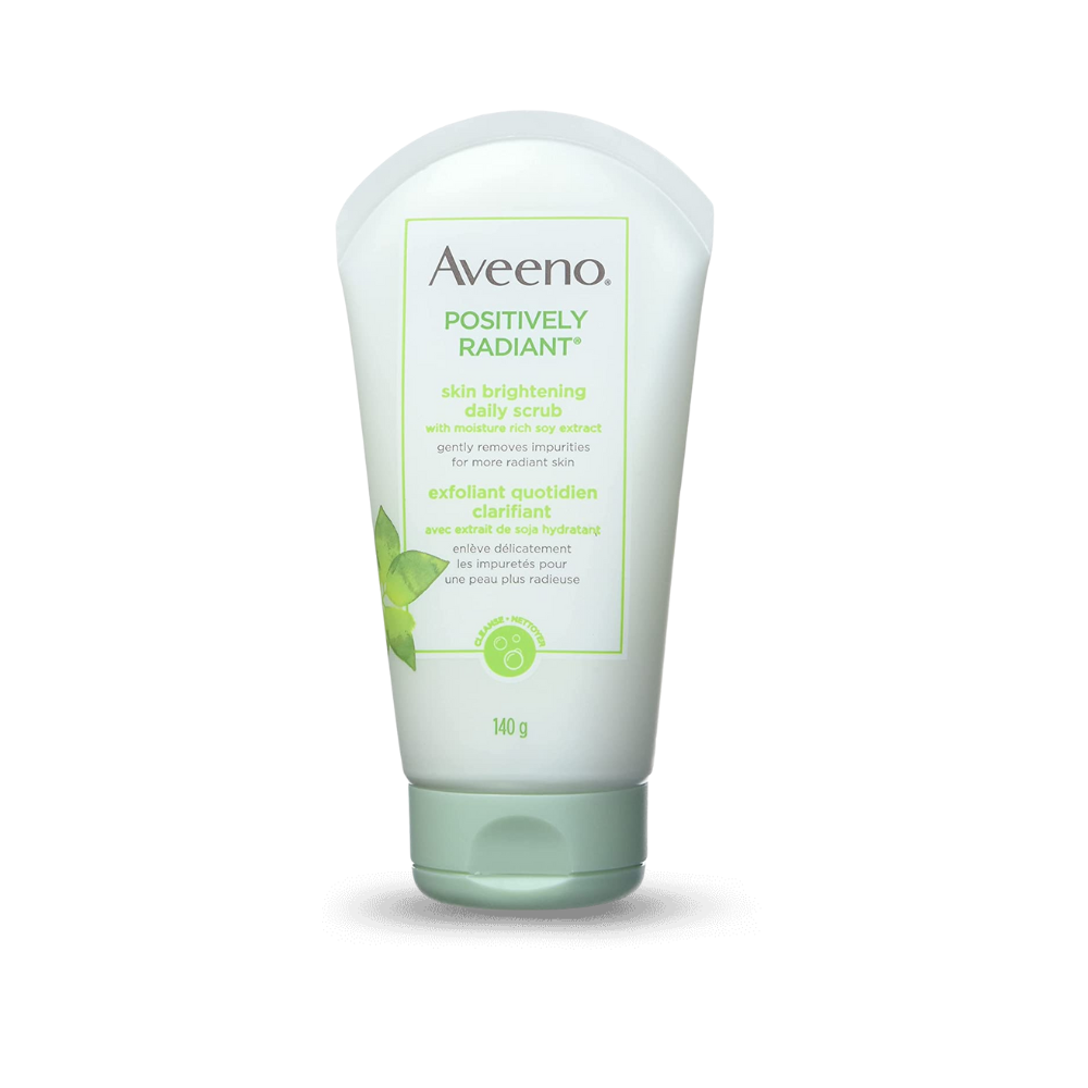 Aveeno Positively Radiant Skin Brightening Daily Scrub 140g