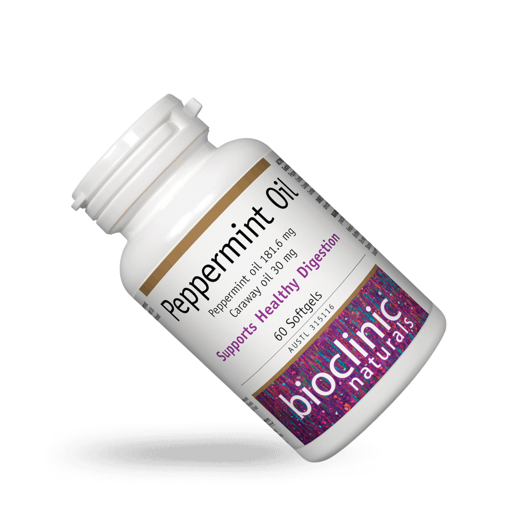 Bioclinic Naturals Peppermint Oil 60 Capsules