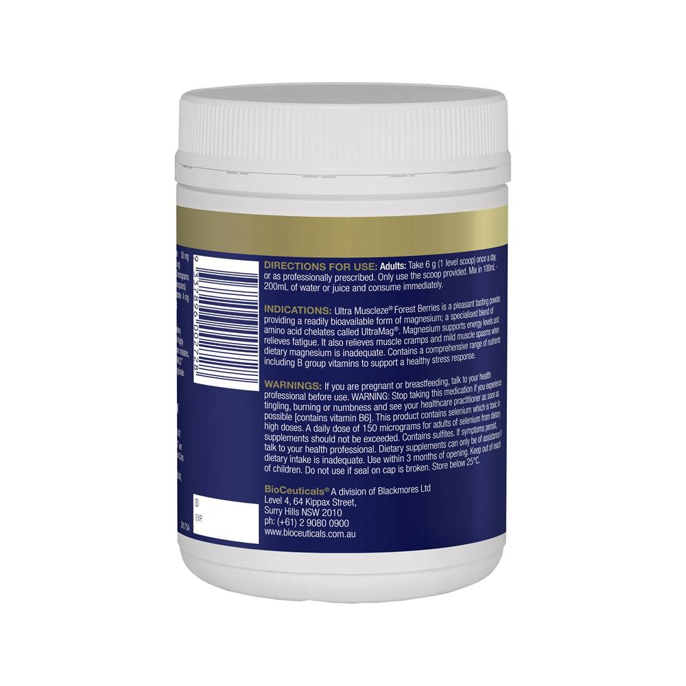 BioCeuticals Ultra Muscleze Forest Berries 360g