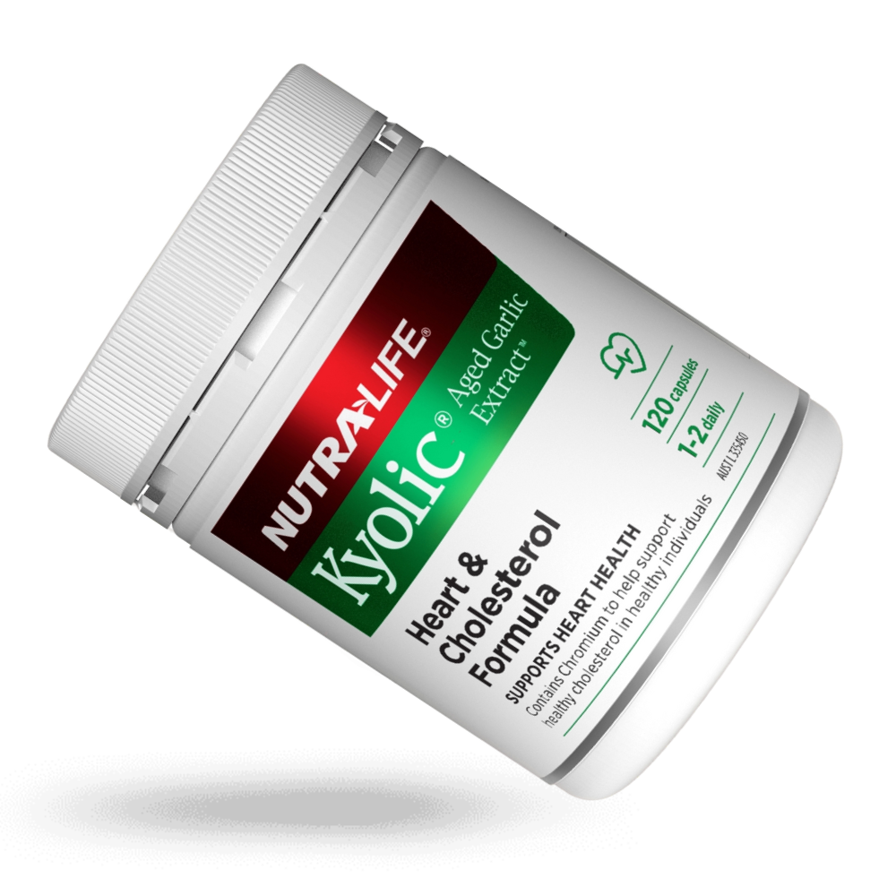 Nutralife Kyolic Aged Garlic Extract Heart & Cholesterol Formula 120 Capsules