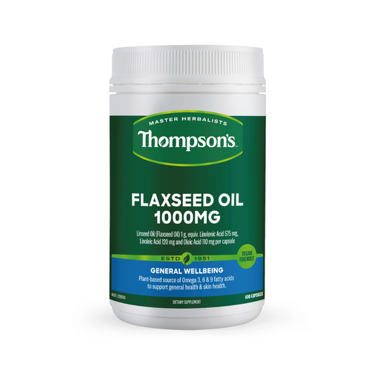 Thompsons Flaxseed Oil 1000mg 400 Capsules