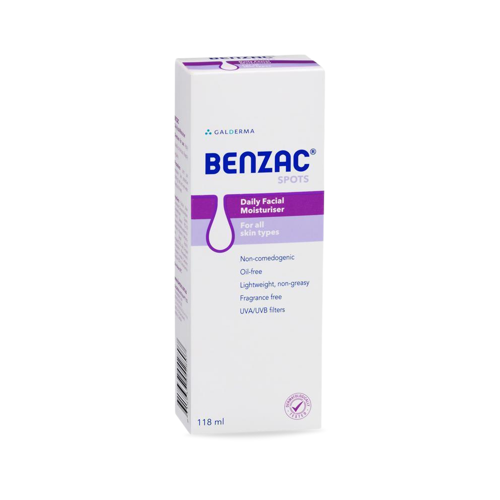 Benzac Daily Facial Moisturiser 118ml