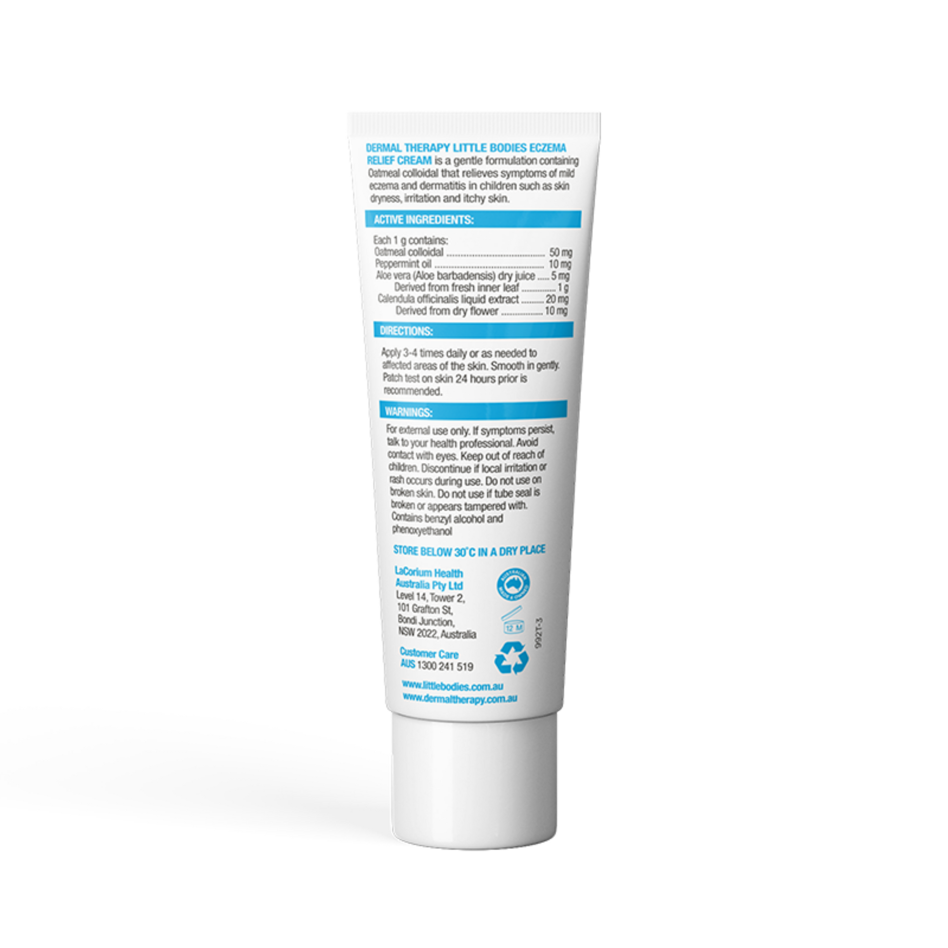 Dermal Therapy Little Bodies Eczema Relief Cream 56g