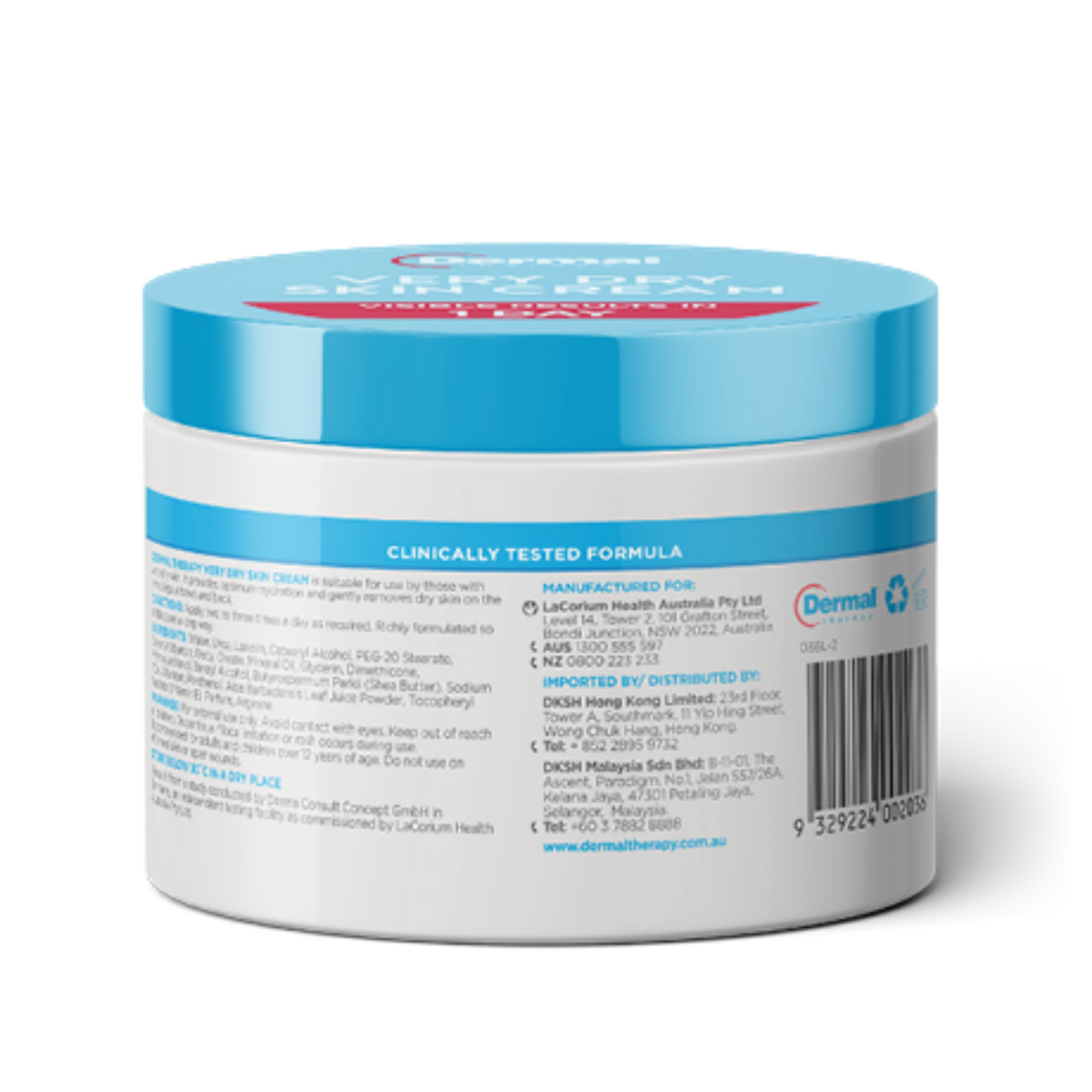 Dermal Therapy Very Dry Skin Cream 250g