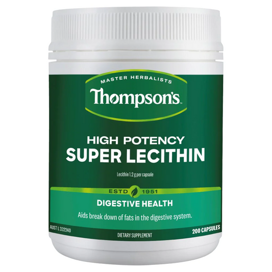 Thompsons High Potency Super Lecithin 200 Capsules